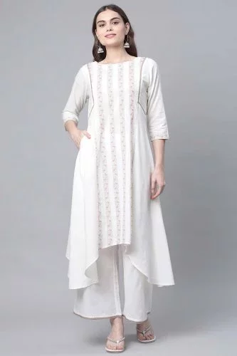 cotton kurta with palazzo